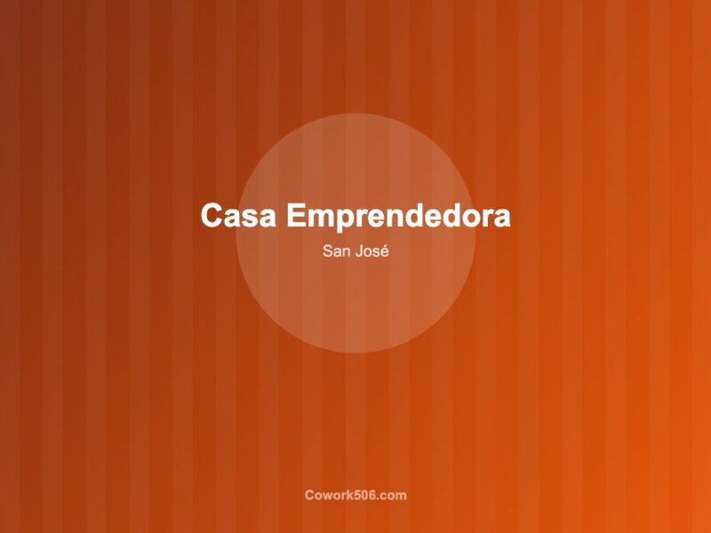 Casa Emprendedora María Teresa Obregón