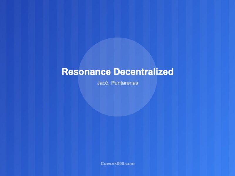Resonance Decentralized