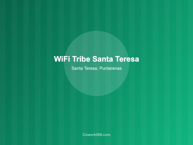 WiFi Tribe – Santa Teresa